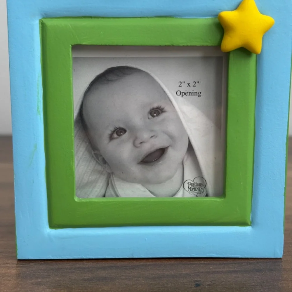 DISNEY BABY Mickey Mouse PRECIOUS MOMENTS Photo Cube Piggy Bank 152703  Showcase